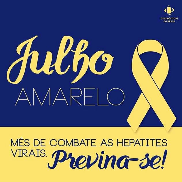 Julho Amarelo, campanhas contra hepatites virais começam no Brasil