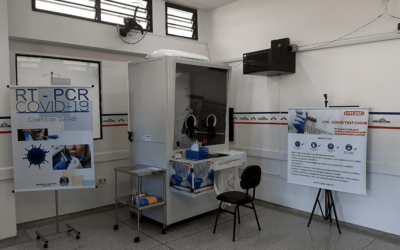 Hydac cria primeira bancada exclusiva para coleta de testes para Covid-19
