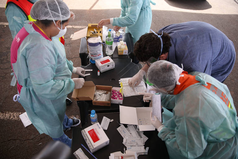 Brasil terá centenas de testes para o diagnóstico de Covid-19, mas é um dos países que testam menos
