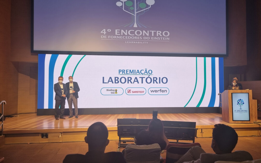 Binding Site Brasil está entre as três melhores empresas fornecedoras de insumos para laboratório do Hospital Albert Einstein