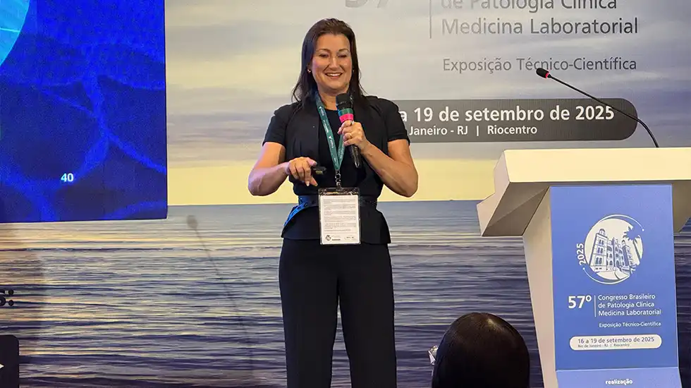 Líder global da KPMG, Kristin Pothier, fala sobre Geopolítica, Medicina Personalizada e Inteligência Artificial no 57 CBPC com moderação da CBDL