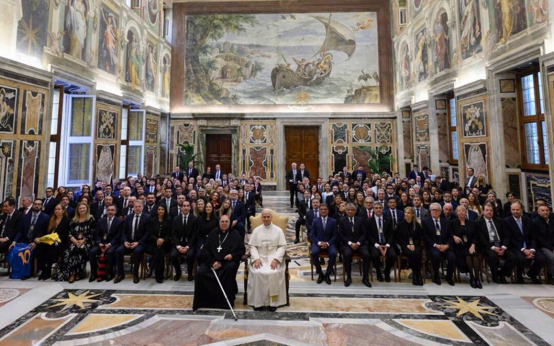 Dirigente da CBDL profere palestra sobre Algorética em encontro aberto pelo Papa Leão IV no Vaticano