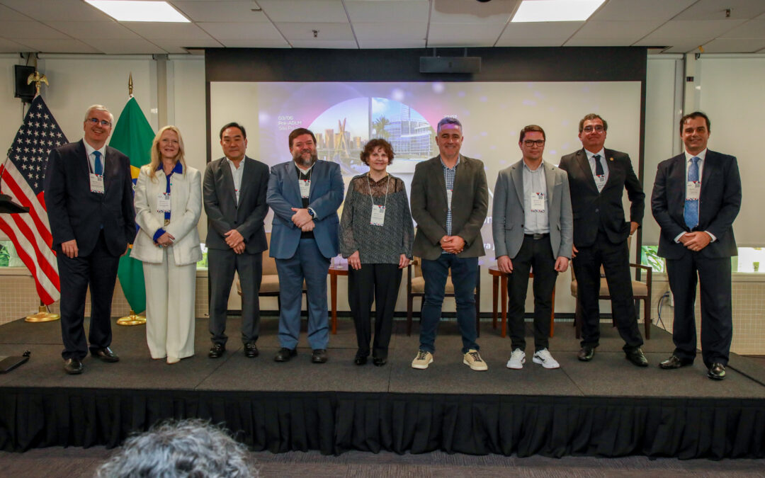 Encontro reúne líderes para formar delegação brasileira no próximo ADLM, com apresentação sobre IA, IoT e Interoperabilidade