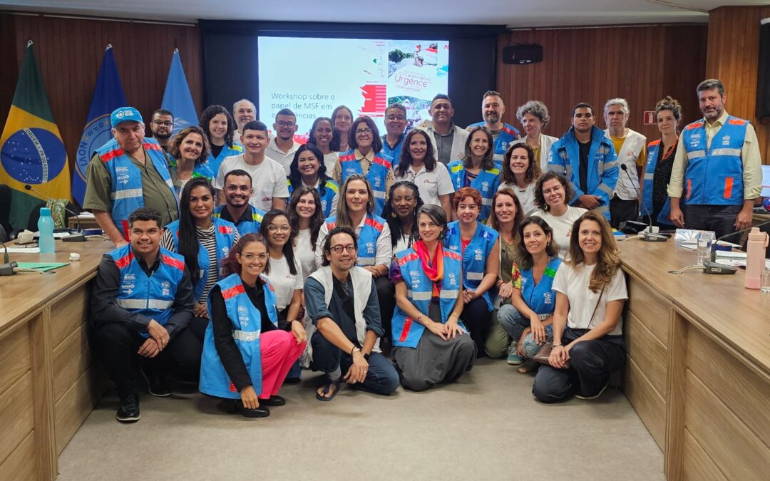 Médicos Sem Fronteiras reforça preparação para emergências no Brasil com treinamento conjunto com a Força Nacional do SUS